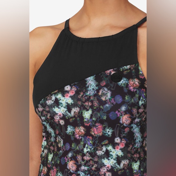 NWOT FILA Women's Kick Serve Printed Halter Dress XL - Picture 2 of 8